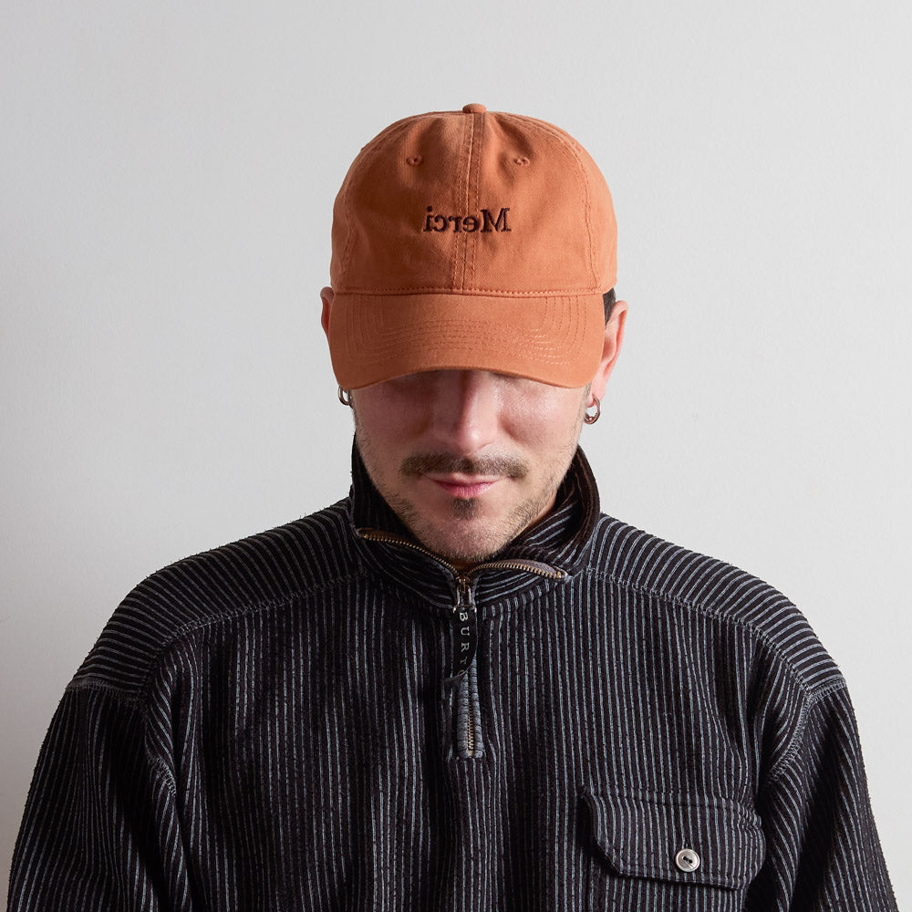 Merci - Mirror Cap - Terracotta & Brown – Merci Paris