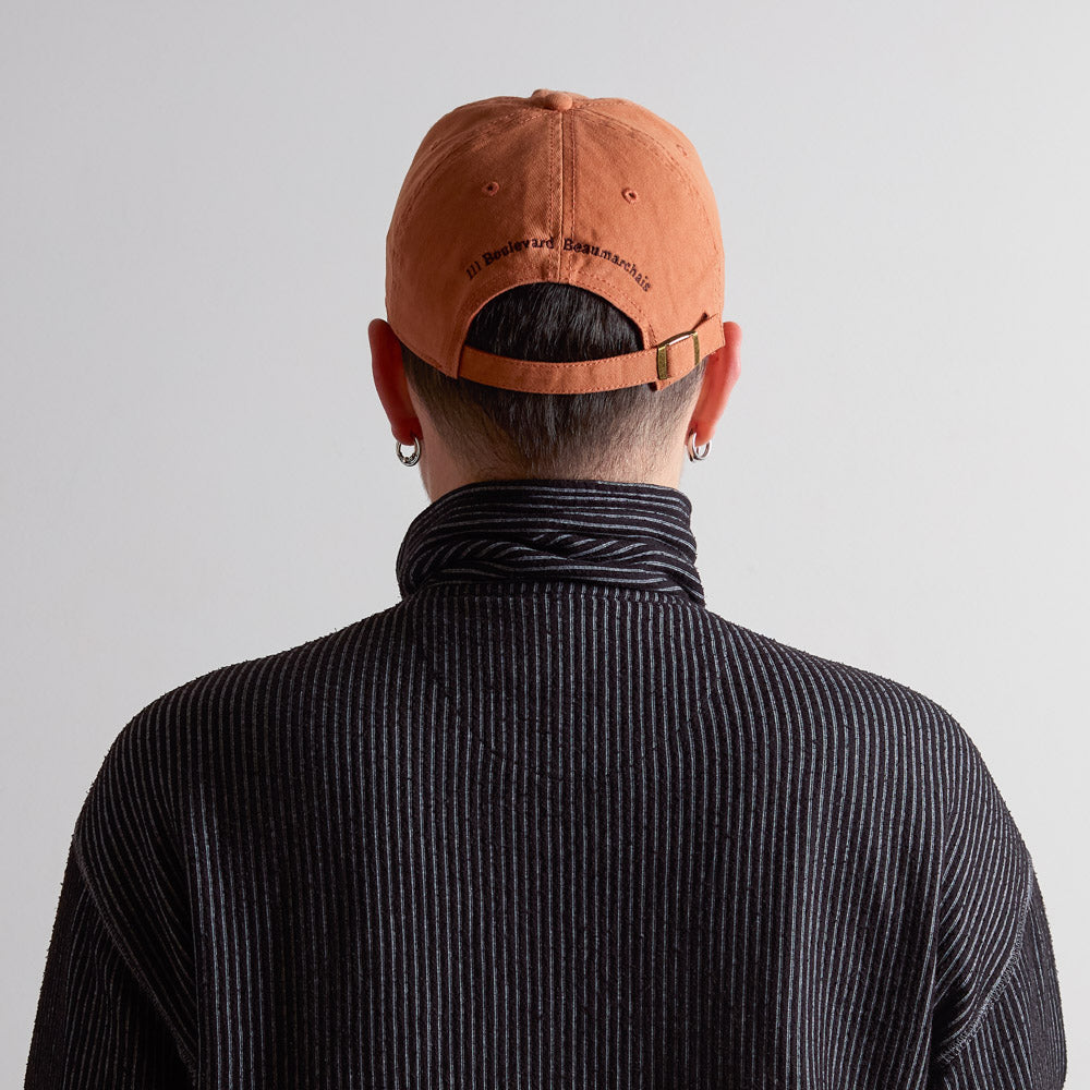 Merci - Mirror Cap - Terracotta & Brown – Merci Paris