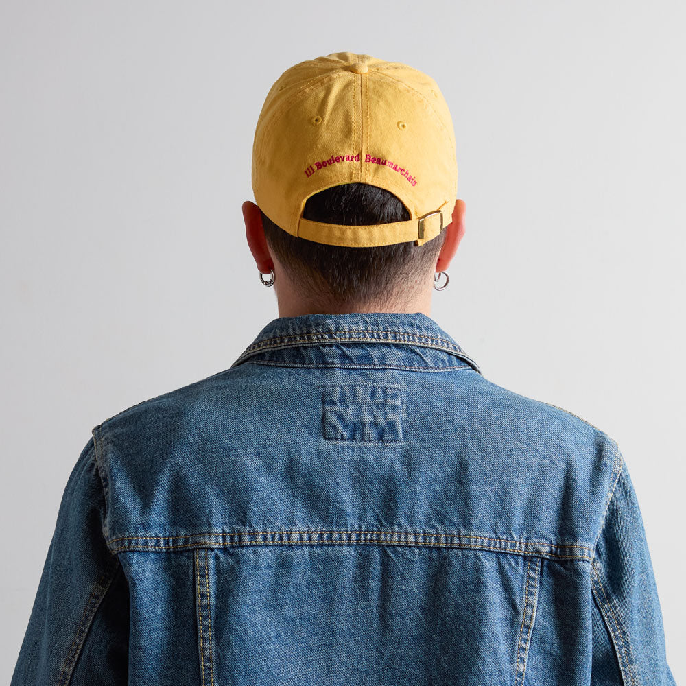 メルシー MERCI Paris キャップ NON MERCI Unisex embroidered cap Non Merci - Ecru
