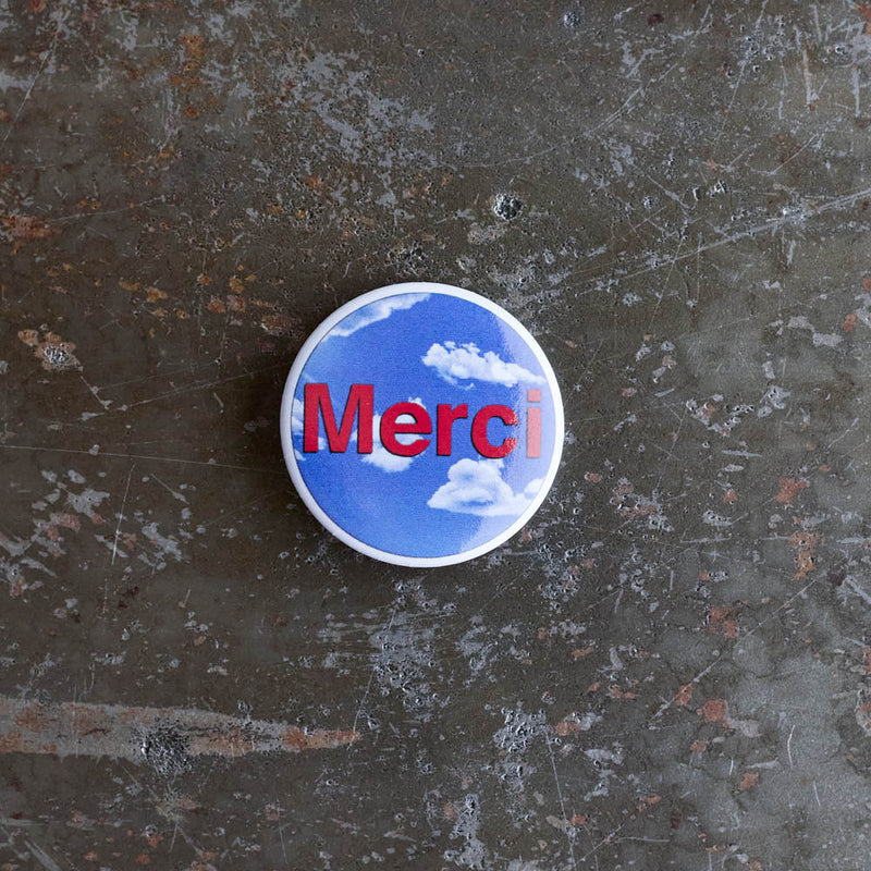 Badge Merci - Nuage