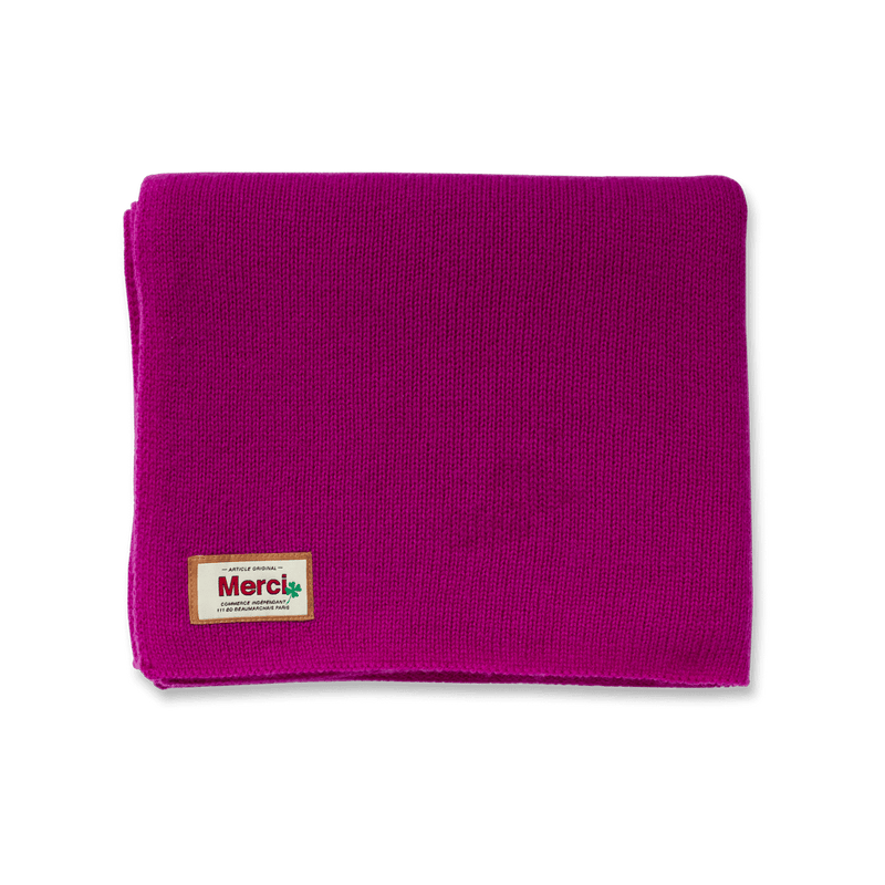 Merci - Echarpe en laine Marta - Fushia