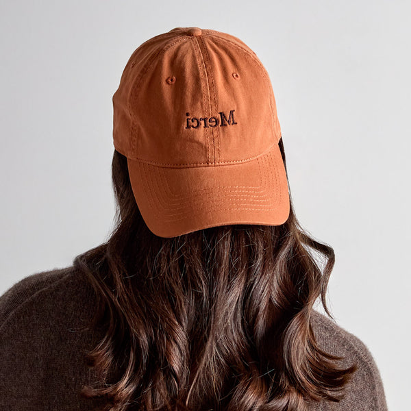 Merci - Casquette Miroir - Terracotta & Marron