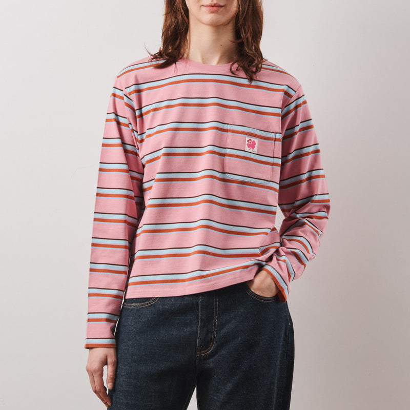 Merci - T-Shirt Nora Stripes - Rose