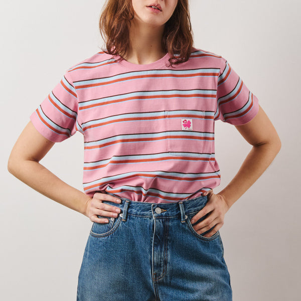 Merci - T-Shirt Lola Stripes - Rose