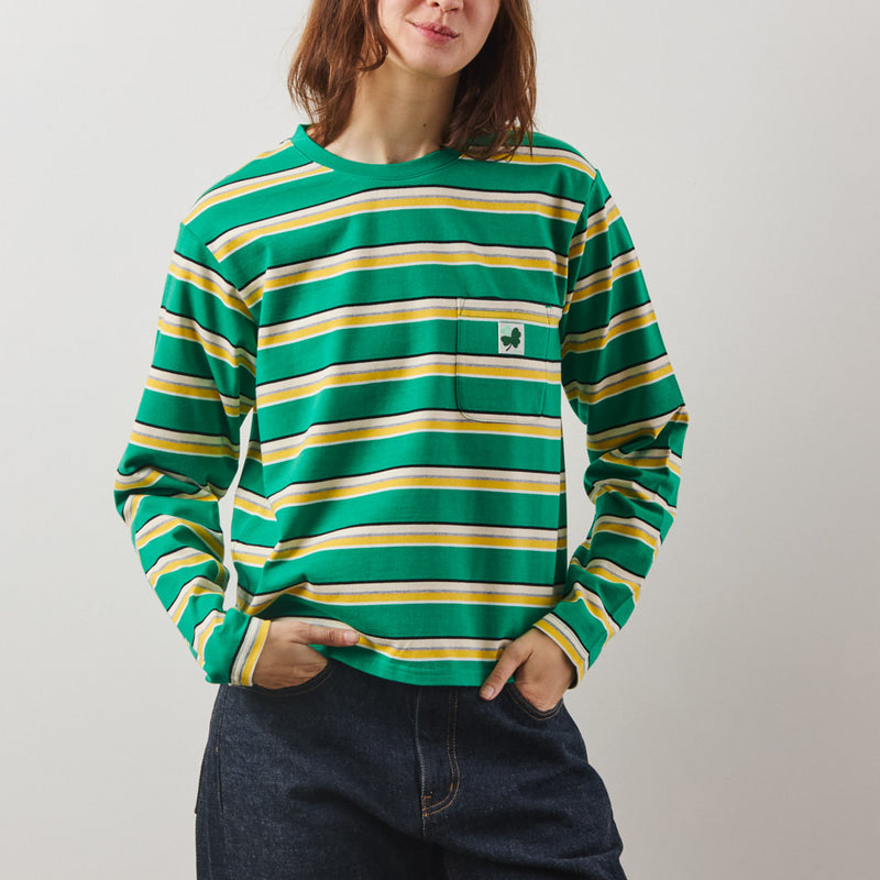 Merci - T-Shirt Nora Stripes - Vert