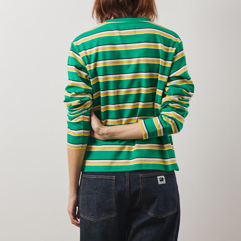 Merci - T-Shirt Nora Stripes - Vert