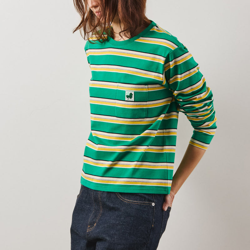 Merci - T-Shirt Nora Stripes - Vert