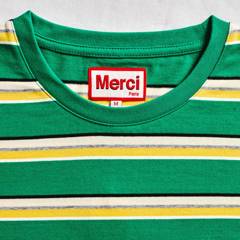 Merci - T-Shirt Nora Stripes - Vert