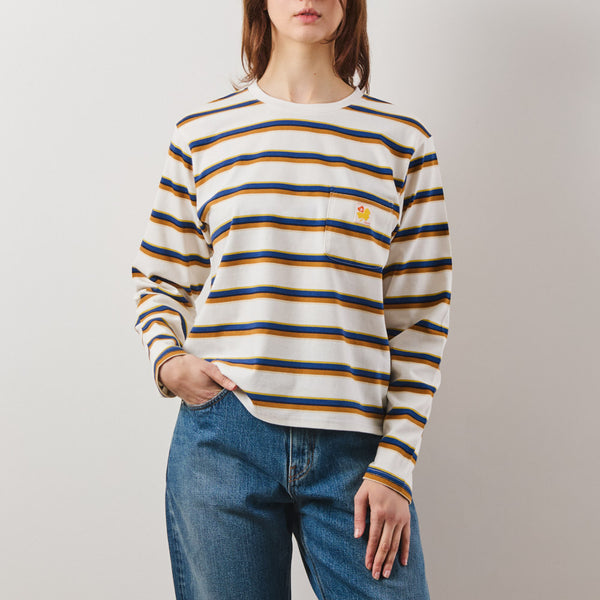 Merci - T-Shirt Nora Stripes - Crème