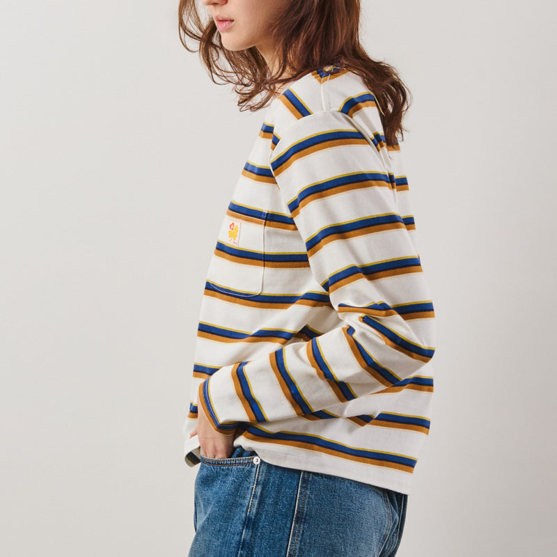 Merci - T-Shirt Nora Stripes - Crème