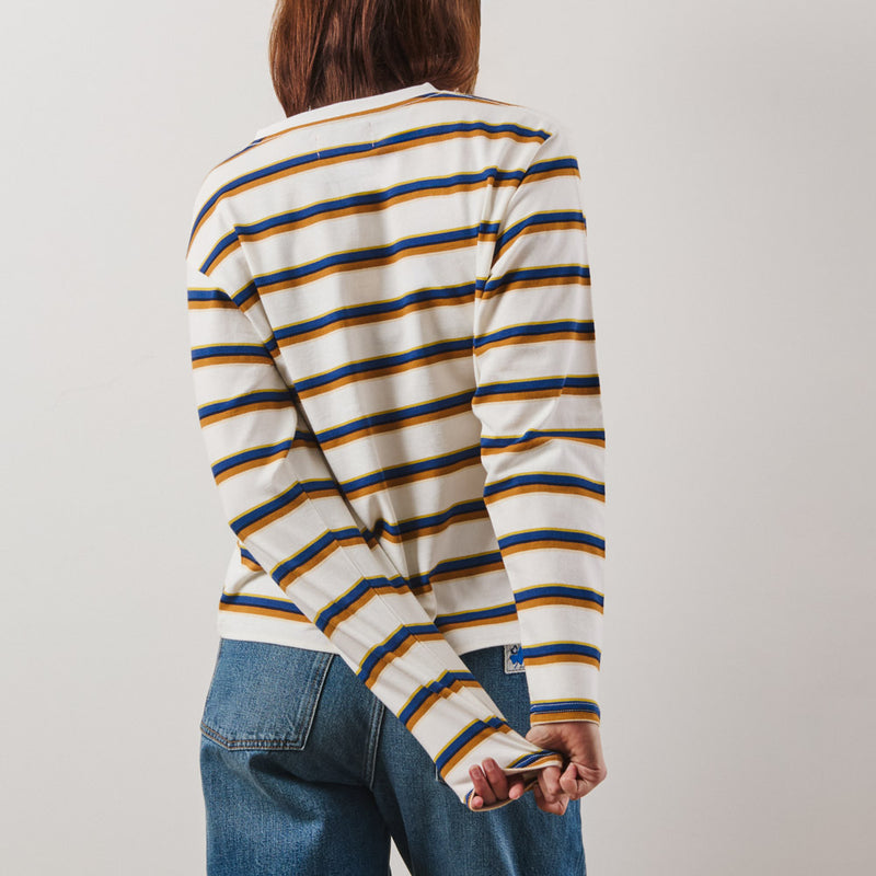 Merci - T-Shirt Nora Stripes - Crème