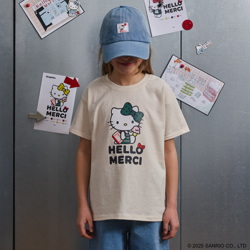 Hello Kitty x Merci  - T-Shirt Enfant Crème Glacée - Ecru