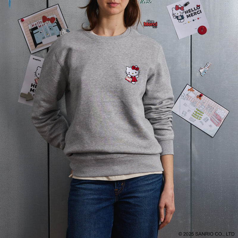 Hello Kitty x Merci  - Sweat Candide - Gris