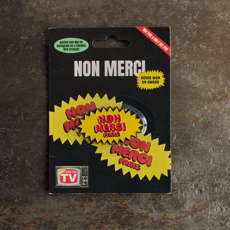 Magnet Non Merci - Rouge