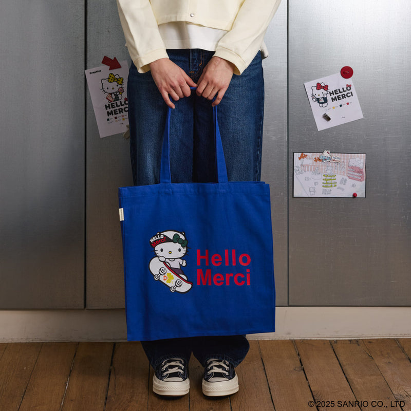 Hello Kitty x Merci  - Tote Bag - Bleu