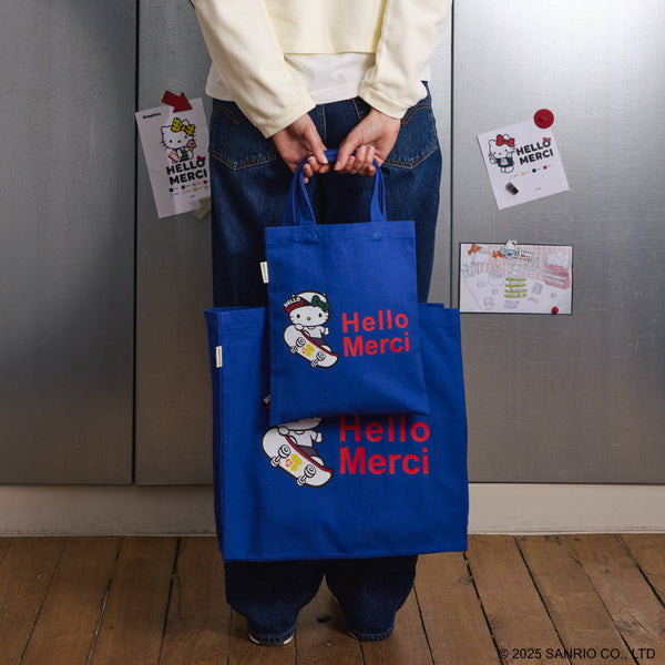 Hello Kitty x Merci  - Tote Bag - Bleu