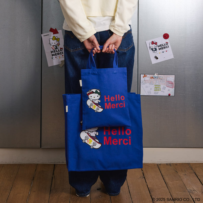 Hello Kitty x Merci  - Tote Bag - Bleu