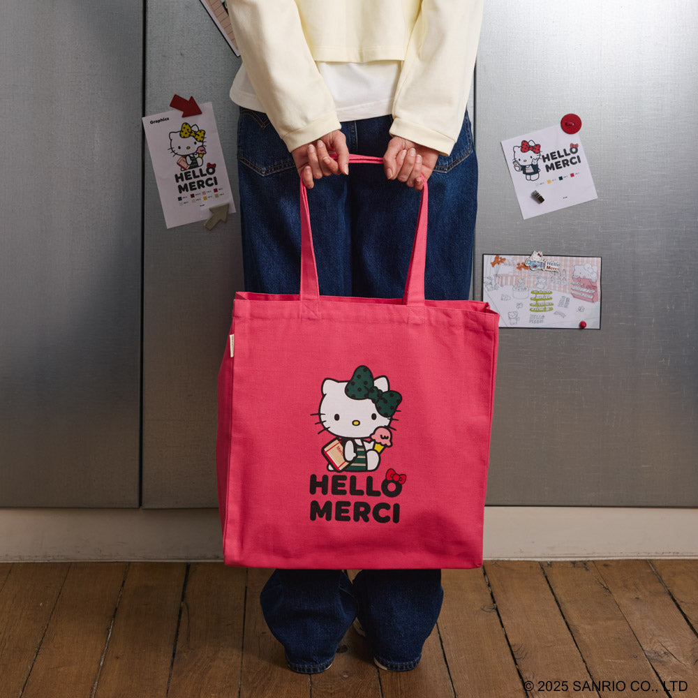 Hello Kitty x Merci♥キャンバストートバッグ S☆2色☆彡 Hello Kitty x Merci - Bags & Pouches – Merci Paris