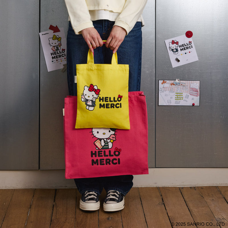 Hello Kitty x Merci  - Tote Bag - Jaune