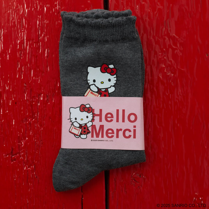 Hello Kitty x Merci  - Chaussettes - Grise