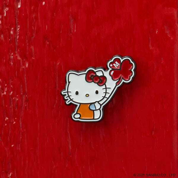 Hello Kitty x Merci - Pins Trèfle Rouge