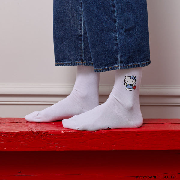 Hello Kitty x Merci  - Chaussettes - Blanc