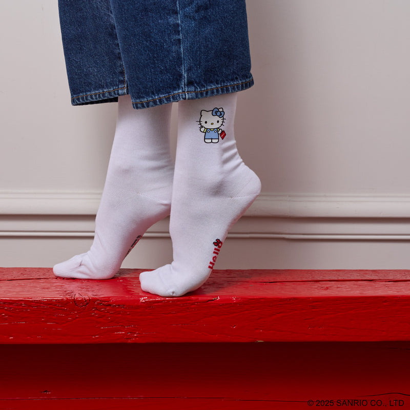 Hello Kitty x Merci  - Chaussettes - Blanc