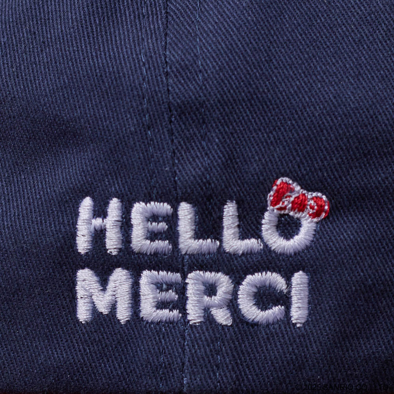 Hello Kitty x Merci  - Casquette Ballon Vert - Bleu Marine