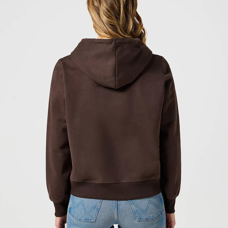 Wrangler - Hoodie Regular - Marron