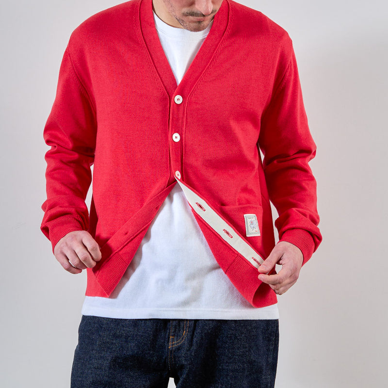 Merci - Cardigan Maximilien - Rouge