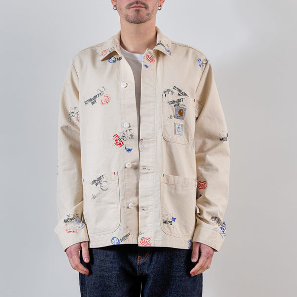 Carhartt WIP x Merci - Veste Wesley - Blanc Crème