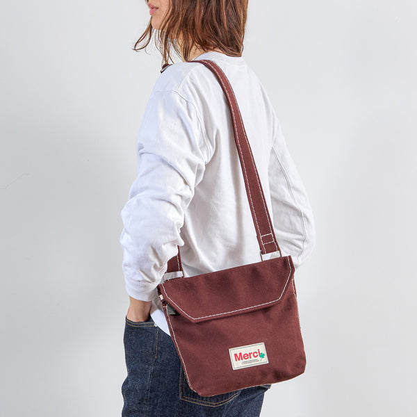 Merci - Sac Postier - Marron