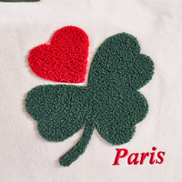 Cabas Tréfle Bouclette - Vert - Merci - vue 2