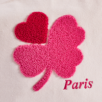 Cabas Tréfle Bouclette - Rose - Merci - vue 2