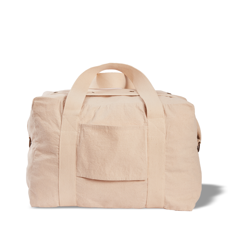 Merci - Sac Weekender 2 en canvas - Naturel