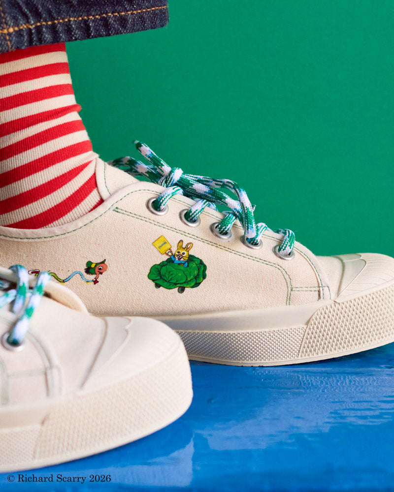Merci x Bensimon x Richard Scarry - Merci x Richard Scarry x Bensimon - Romy B79 Sneakers - Ecru