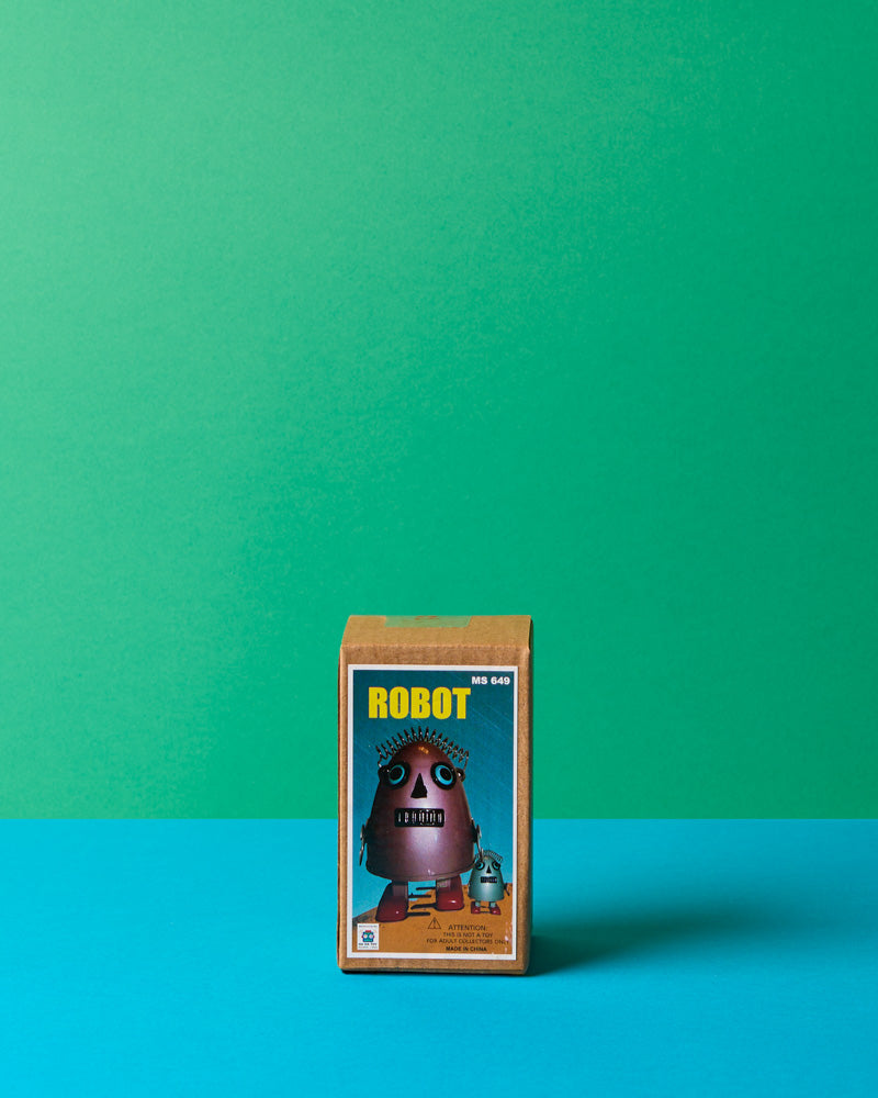 Die Blechfabrik - Egg Robot - Blue