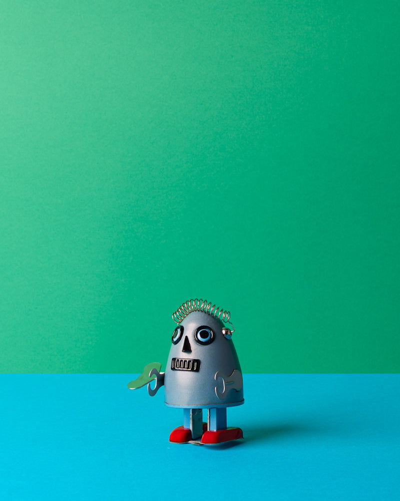 Die Blechfabrik - Egg Robot - Blue