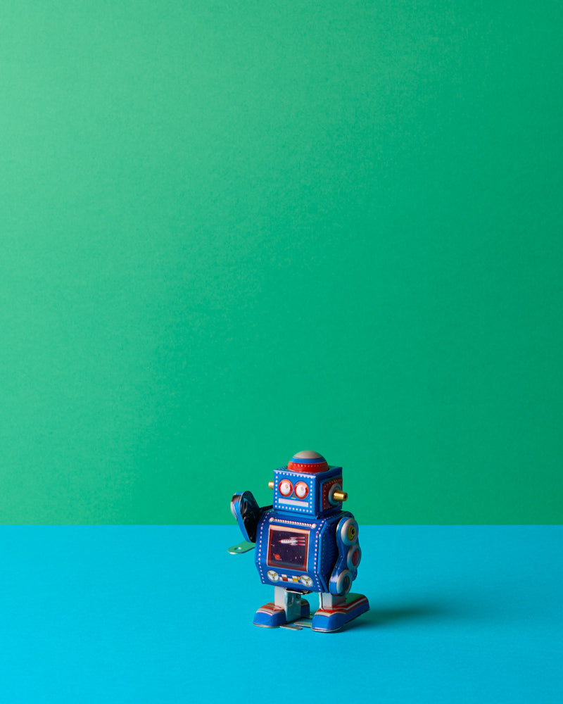 Die Blechfabrik - Toy - Blue Robot