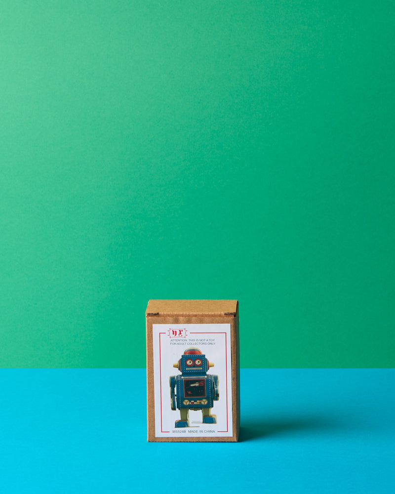 Die Blechfabrik - Toy - Blue Robot