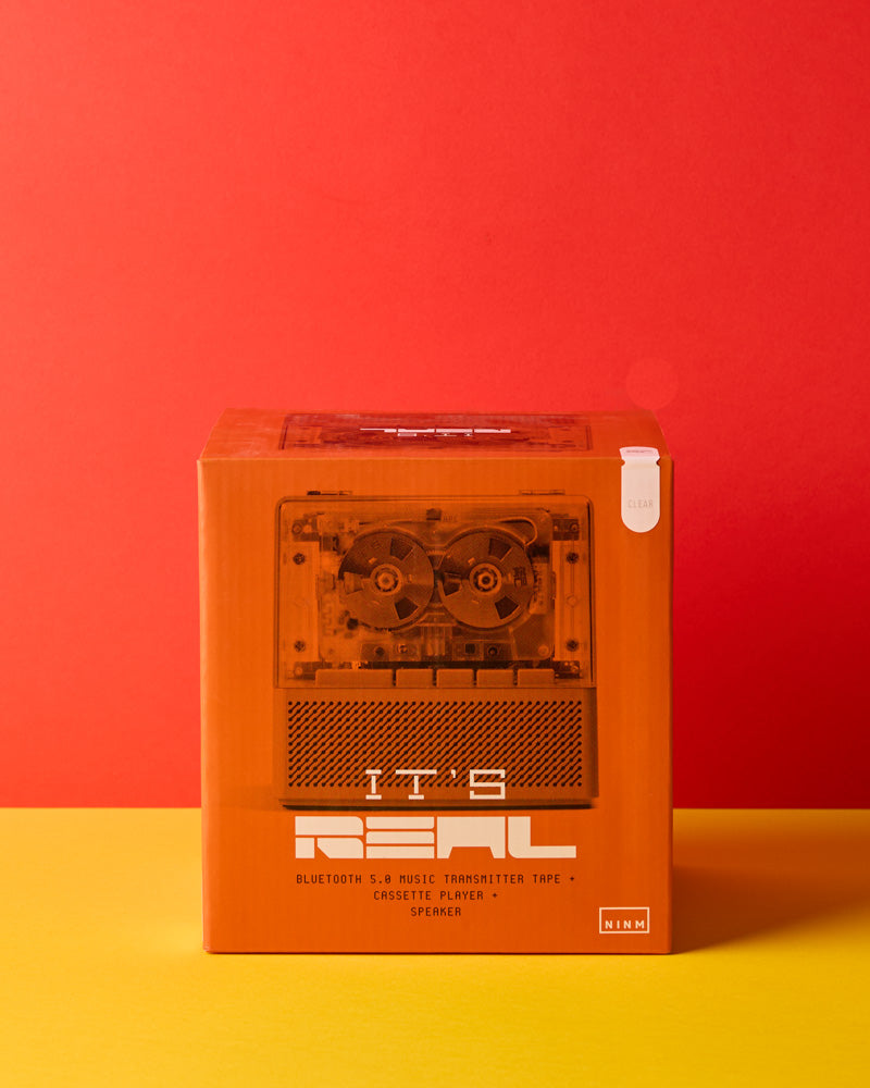 Ninm Lab - Cassette Player and Speaker - Bluetooth 5.0 - Clear