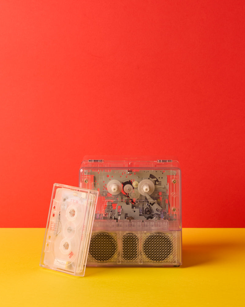 Ninm Lab - Cassette Player and Speaker - Bluetooth 5.0 - Clear