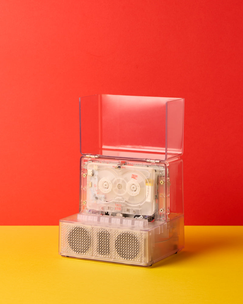 Ninm Lab - Cassette Player and Speaker - Bluetooth 5.0 - Clear