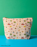 Merci x Richard Scarry - Pochette En Coton Alphabet - Écru