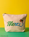 Merci x Richard Scarry - Cotton Tote Bag Merci - Ecru