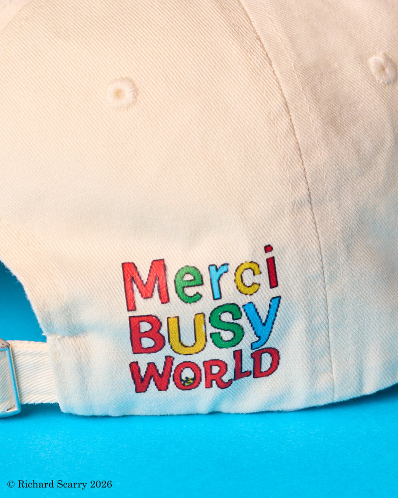 Merci x Richard Scarry - Casquette Lapin Candide - Écru