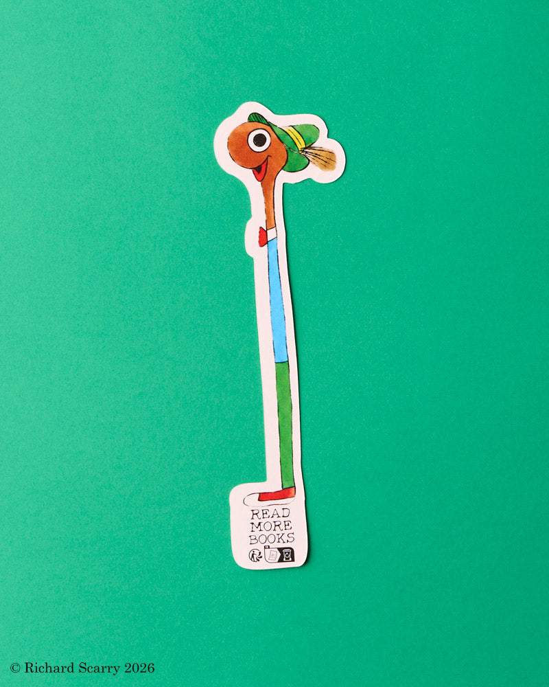 Merci x Richard Scarry - Marque Page