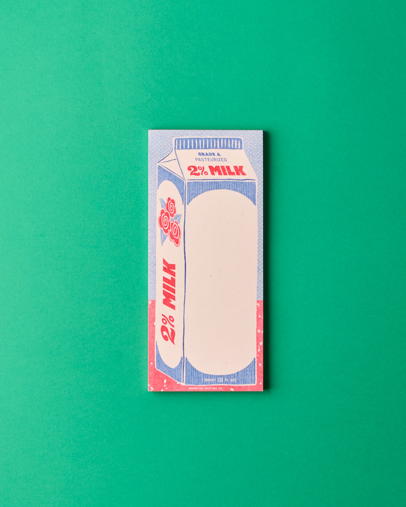 Bromstad Printing Co - Bloc-Note 2% Milk