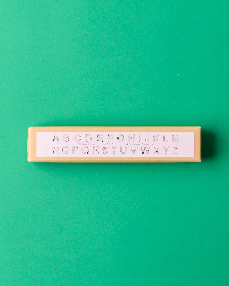 Sublo - Set De 26 Tampons Alphabet Humain