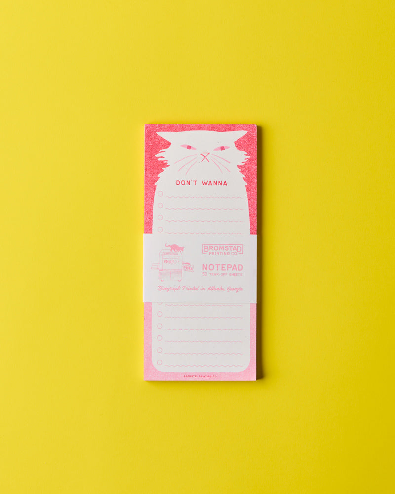 Bromstad Printing Co - Boc-Note Don'T Wanna